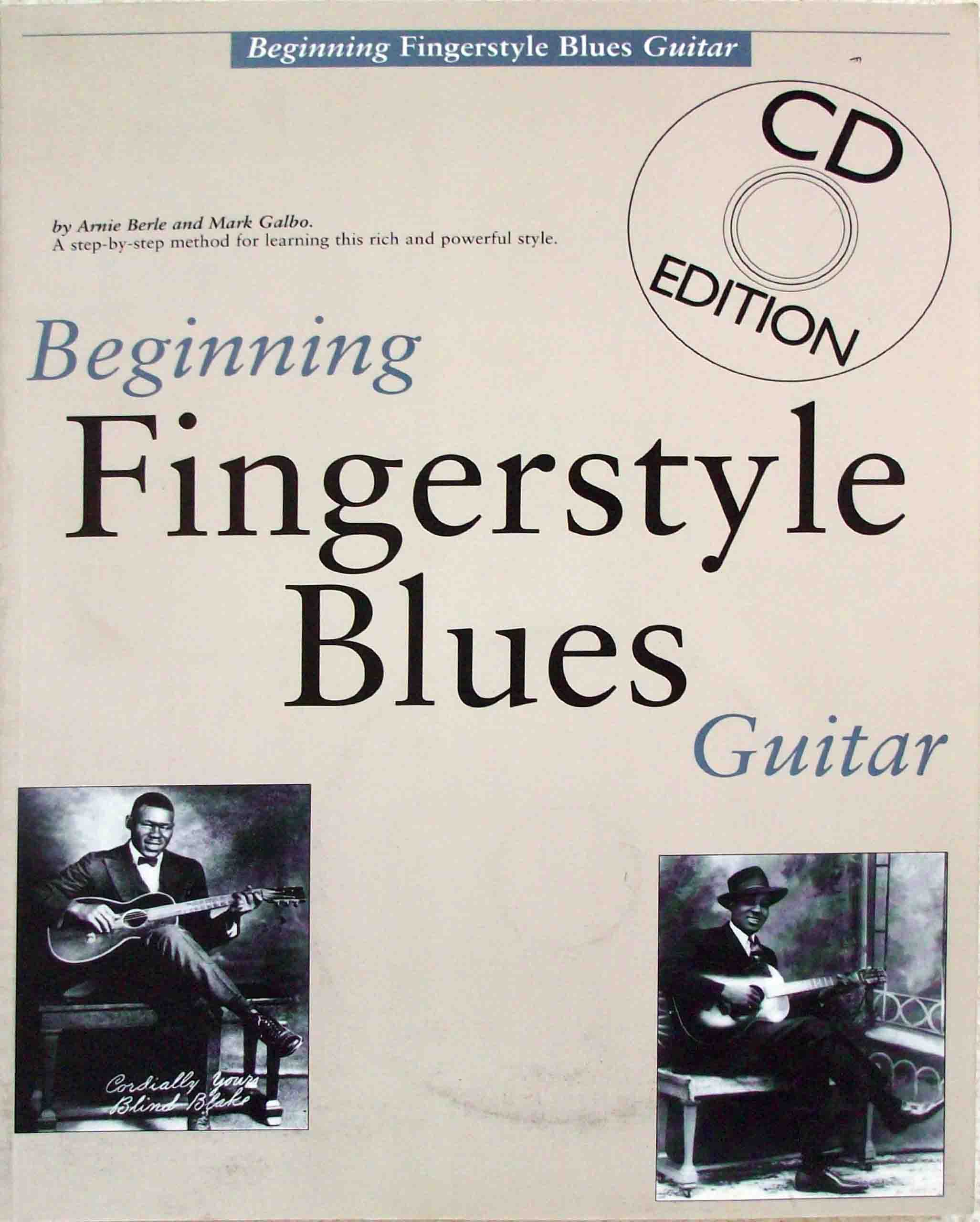 91Nu9rJ1rAL.jpg Arnie Berle – Beginning Fingerstyle Blues Guitar - تصویر 1